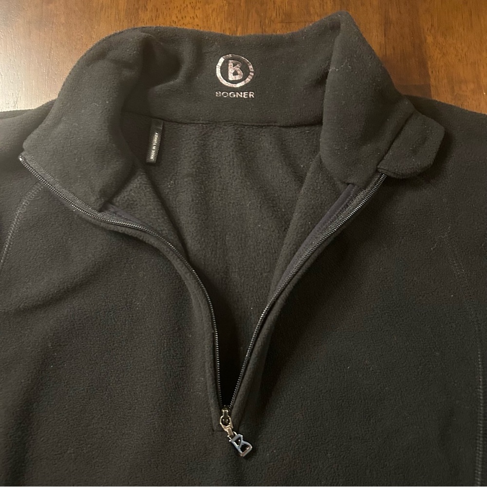 Bogner Medita Fleece First Layer Womens Quarter Zip Up in Black Size 10 - Picture 9 of 16